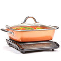 Copper Induction Cooktop with 11 Casserole Pan 110 Volt Y983302