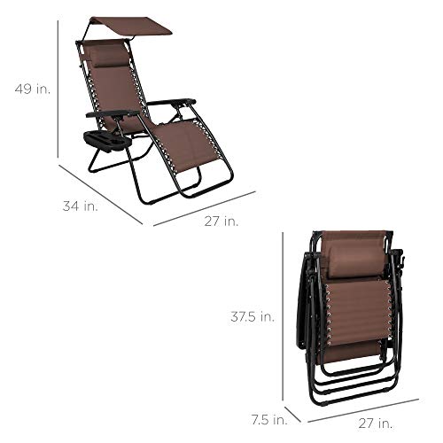 Beige Textilene Mesh Zero Gravity Recliner Chair D929