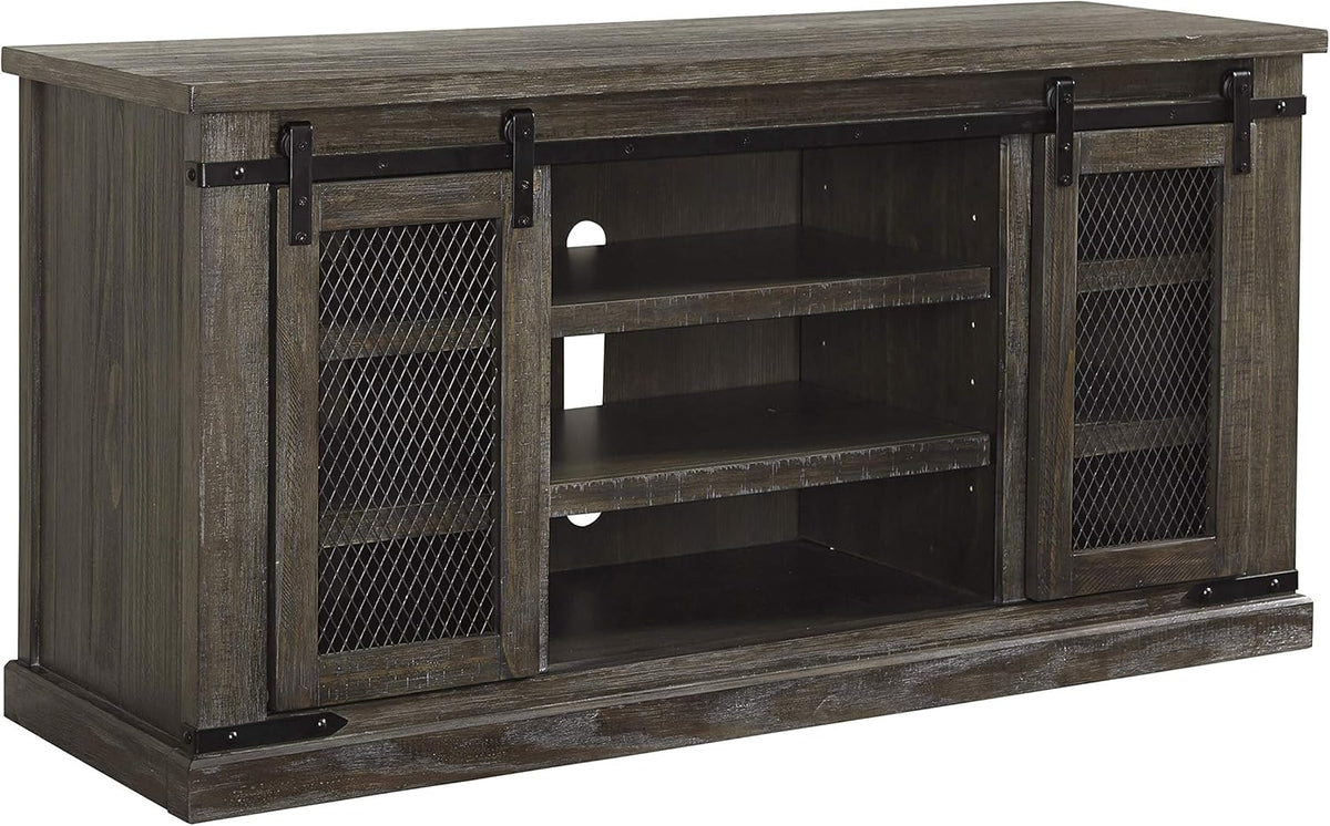 Extra Large TV Stand Whitewash X734