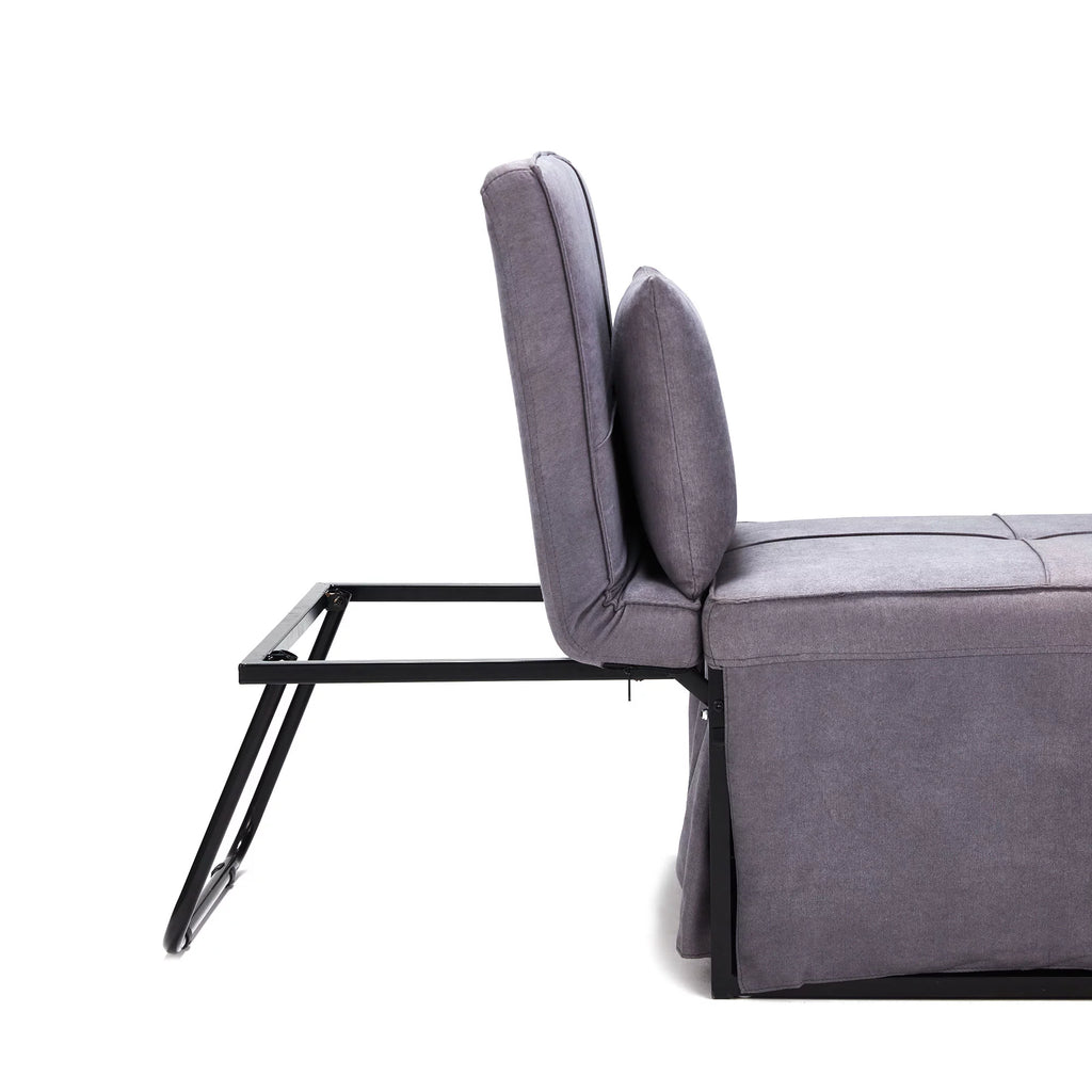 Gray Folding Single Sofa Bed E3010