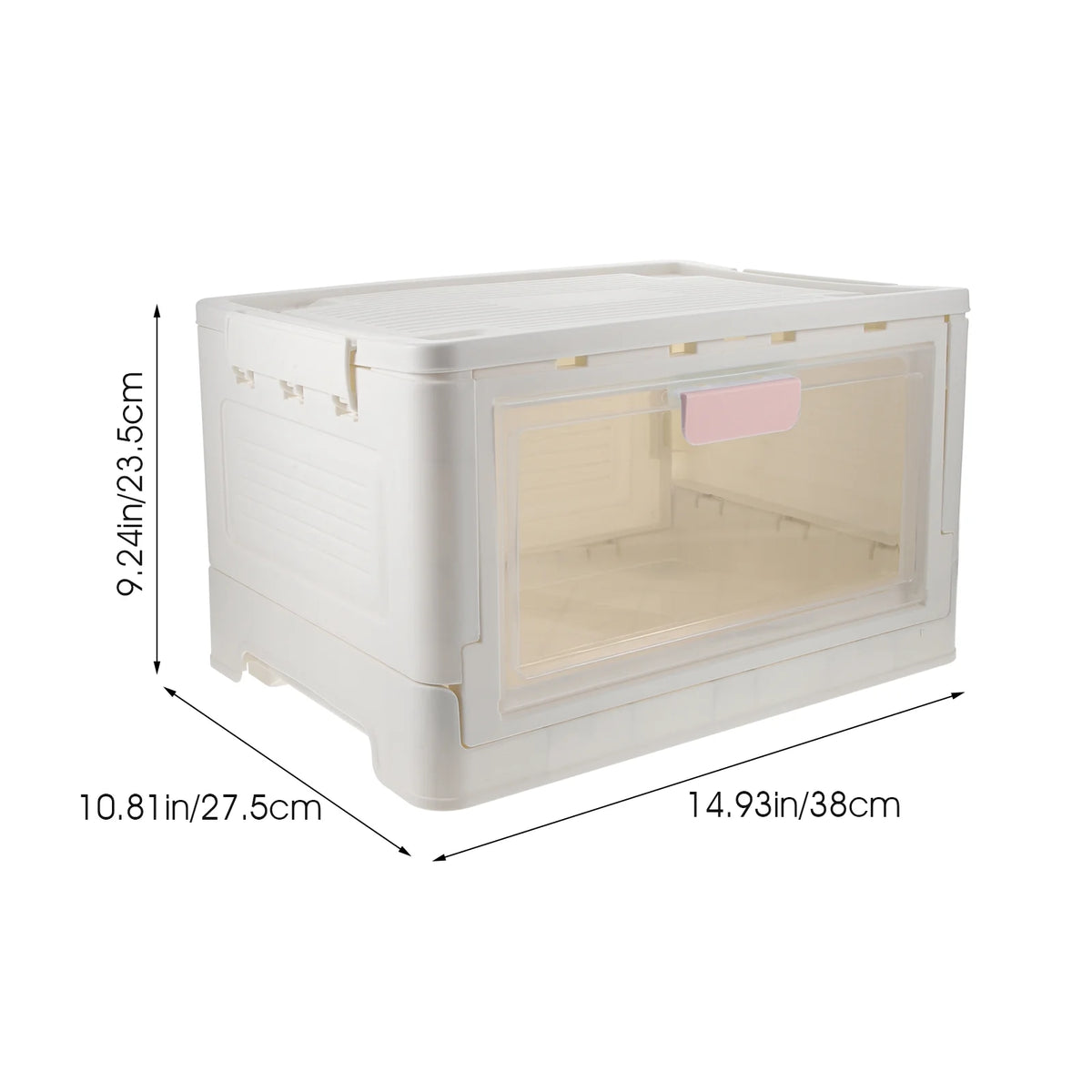 Collapsible Storage Boxes Pink S461613