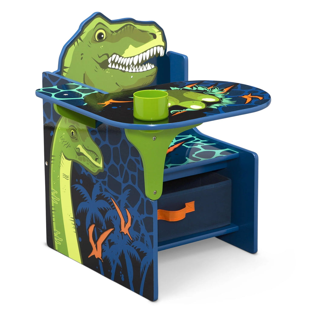 Dinosaur Chair Desk with Storage Bin I7787