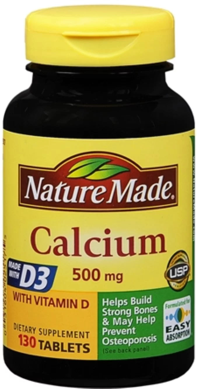Calcium 500 mg Tablets 130 Tablets (Pack of 2) Q17552