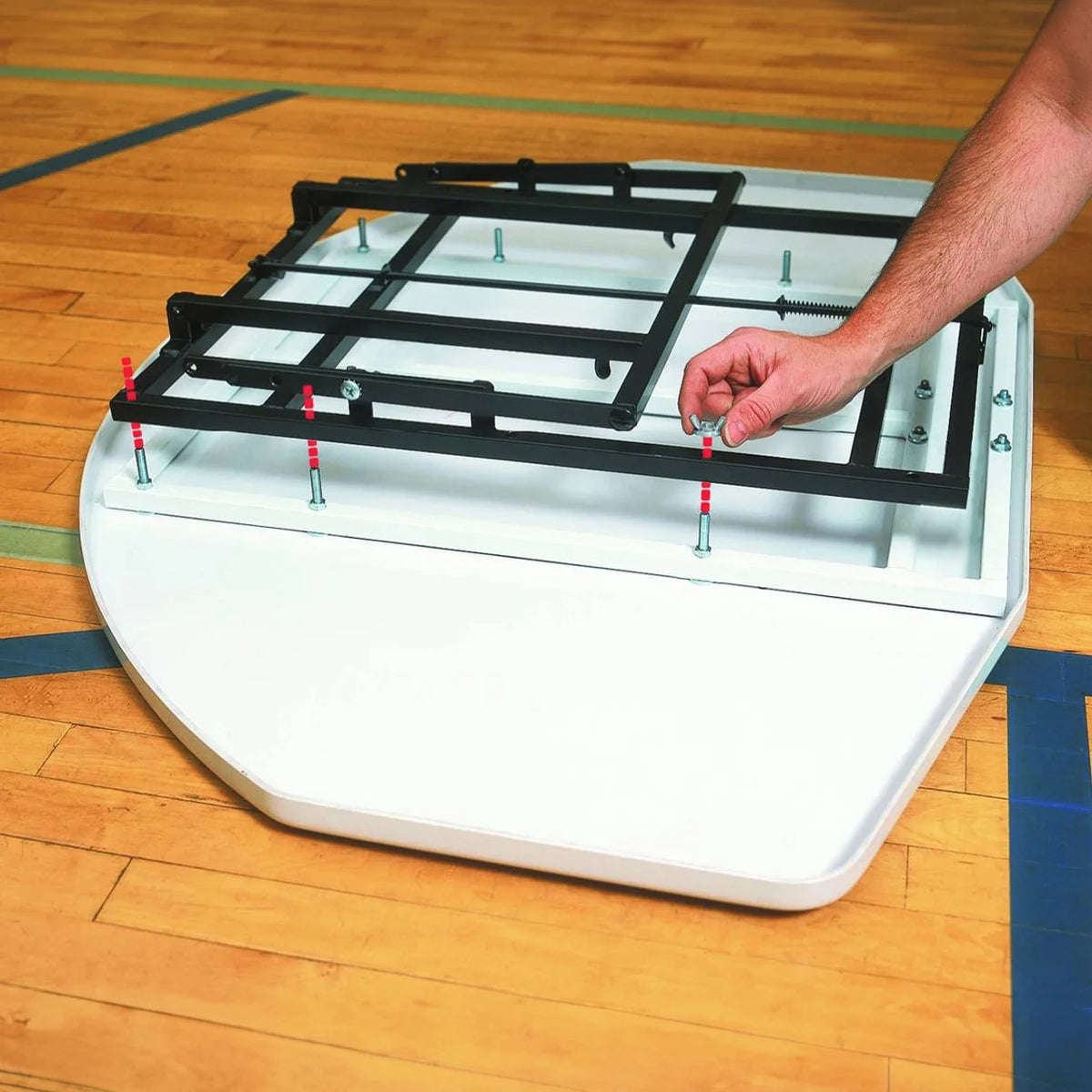 6-in-1 Adjustable Youth Basketball Goal E372
