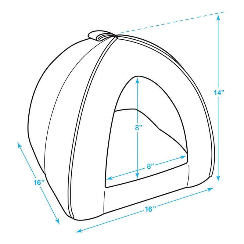 Soft Pet Tent Bed for Dog and Cat P6206