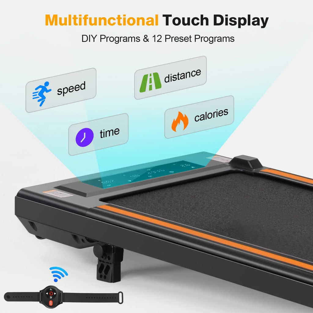 2.5HP Walking Pad Under Desk Treadmill with Remote Control R68349