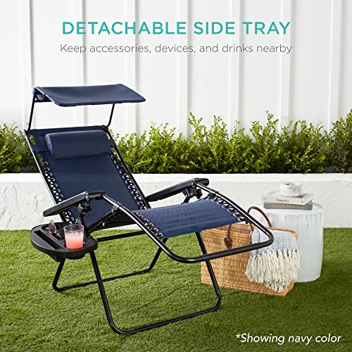 Beige Textilene Mesh Zero Gravity Recliner Chair D929