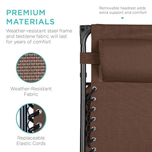 Beige Textilene Mesh Zero Gravity Recliner Chair D929